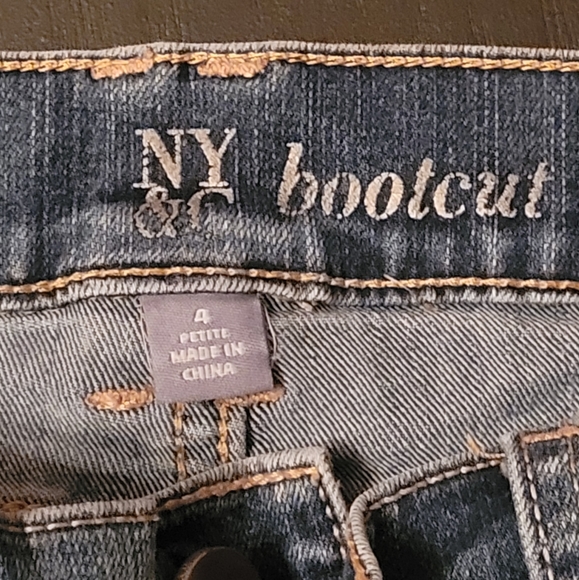 NY&C bootcut jeans size 4P - Picture 3 of 4